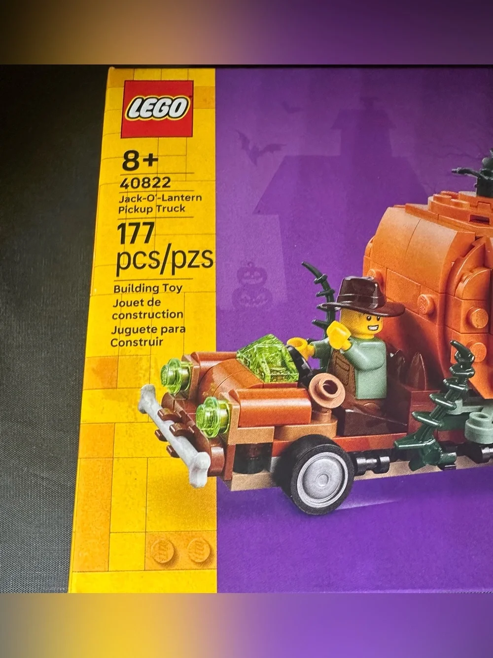 LEGO 40822 Jack-O’-Lantern Pickup Truck Halloween 177 Pieces NIB